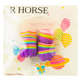 R HORSE redbud cupcake mold for colorful party treats.
