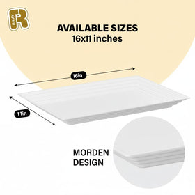 R-Kay BPA-free trays provide safe serving for party foods.