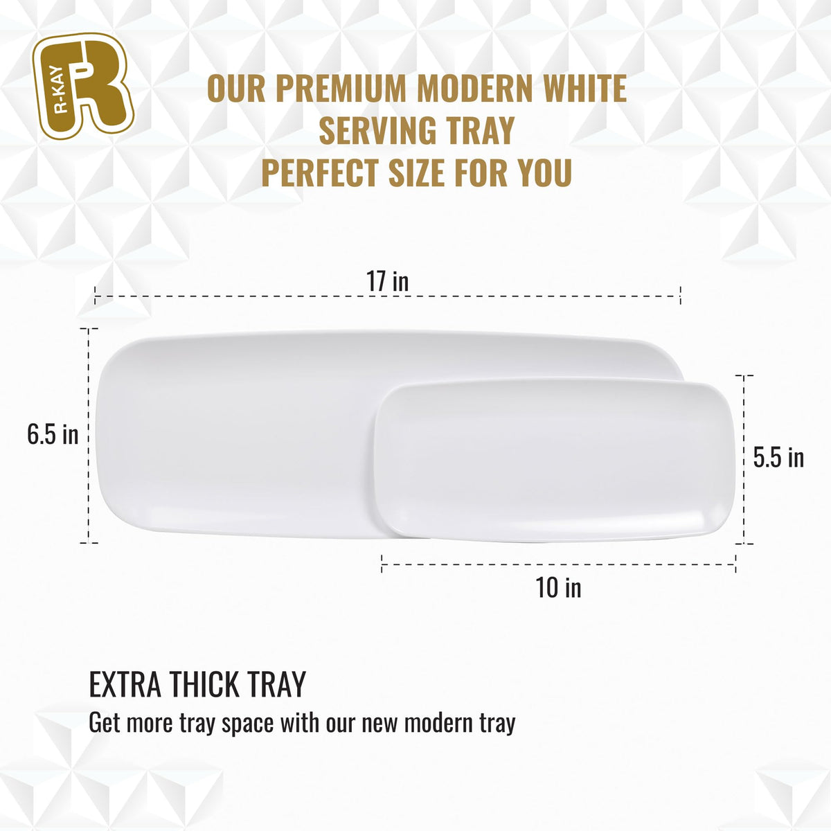 R-Kay disposable party trays simplify cleanup after gatherings