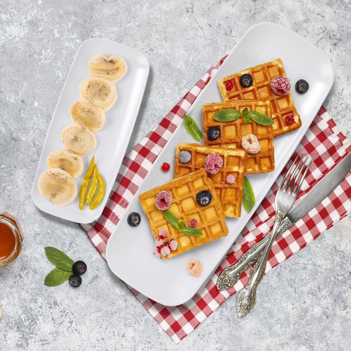 R-Kay white trays elevate wedding and event presentations