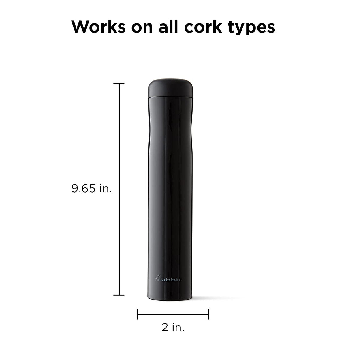 Rabbit corkscrew in action removing a cork with a smooth, quick motion