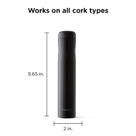 Rabbit corkscrew in action removing a cork with a smooth, quick motion