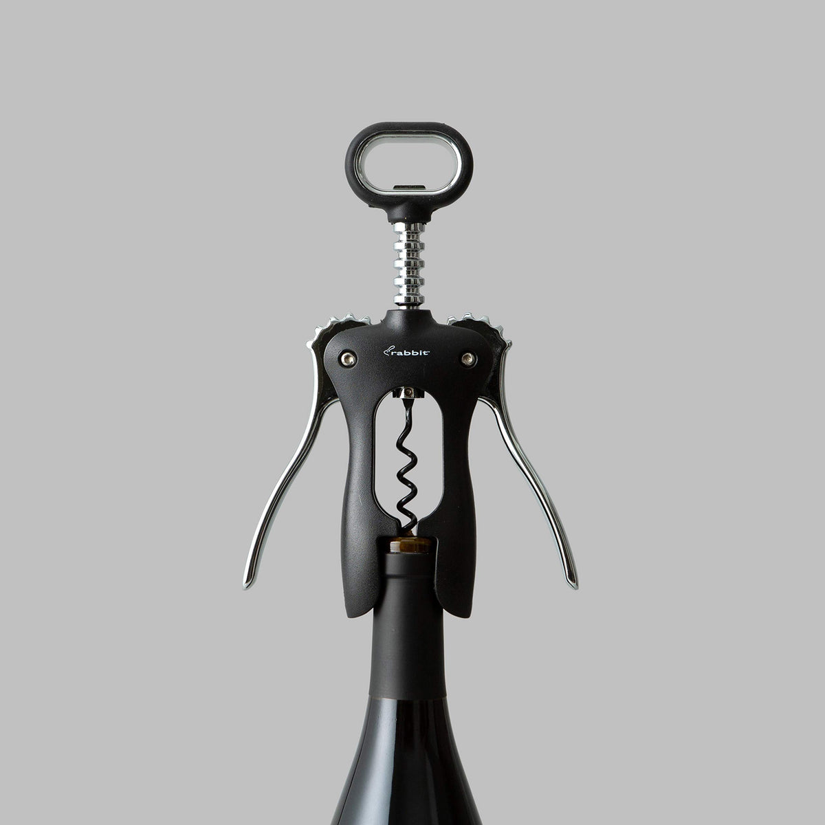 Rabbit Bar Tools Classic Wing Corkscrew silver durable materials for long-term use.