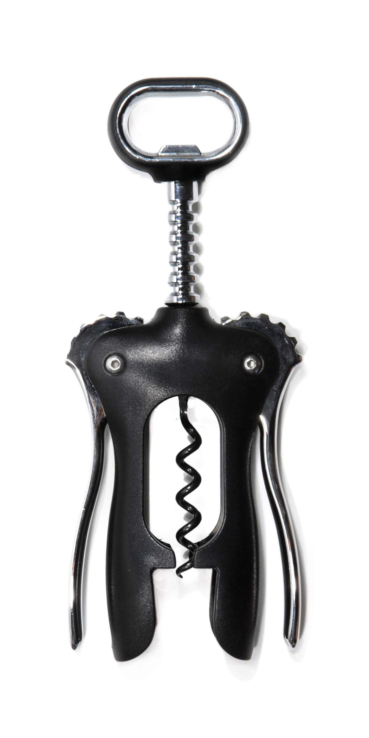 Rabbit Bar Tools Classic Wing Corkscrew silver overview for easy cork removal.