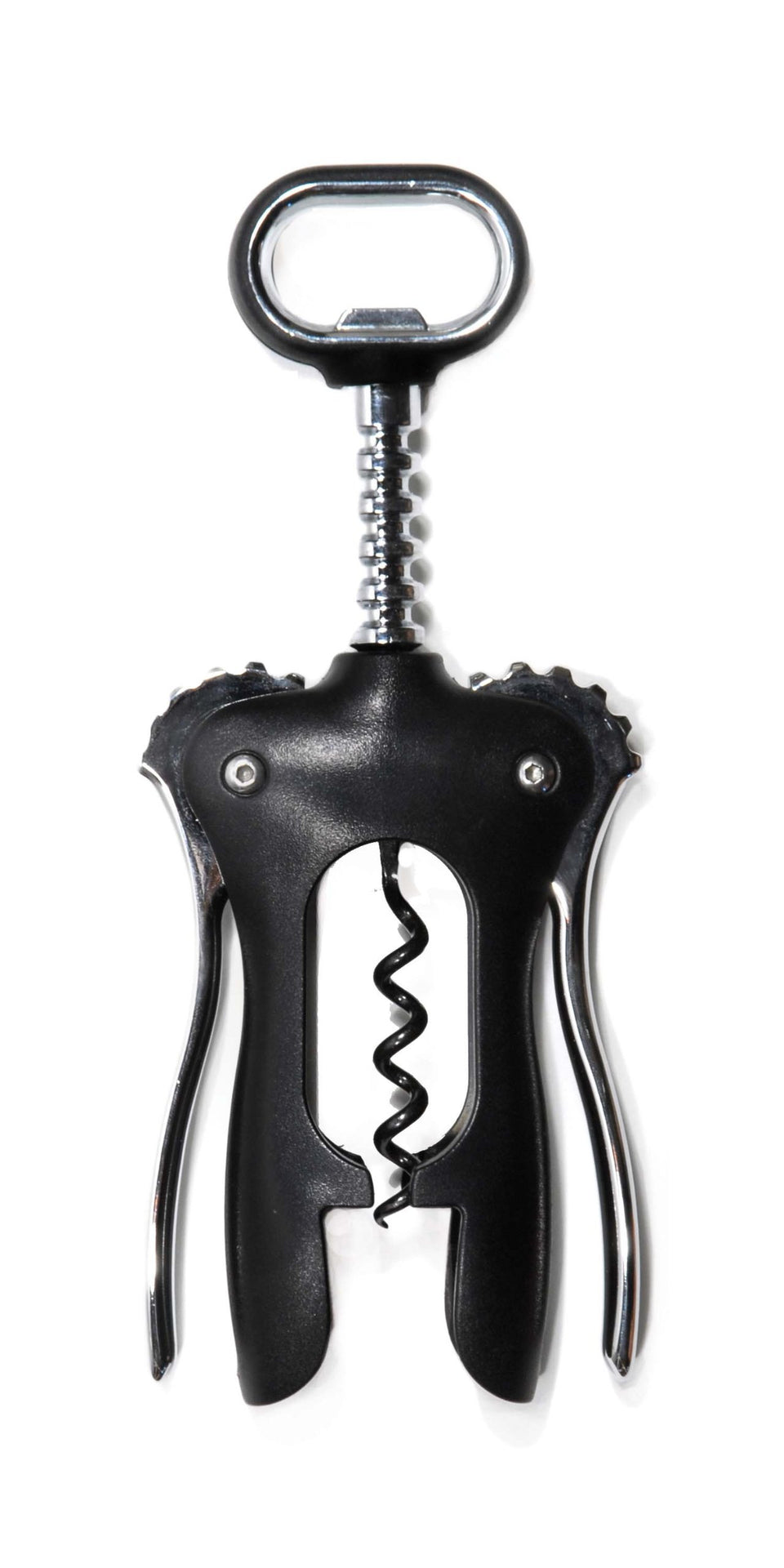 Rabbit Bar Tools Classic Wing Corkscrew silver overview for easy cork removal.