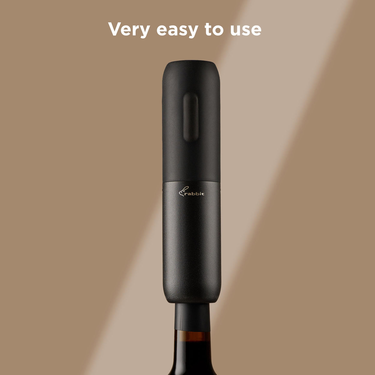 Rabbit Compact Electric Corkscrew hosting essential for confident, stylish bottle openings