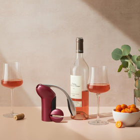 Rabbit ergonomic grip handle offers comfortable, stable use during wine nights