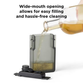 Rabbit wide-mouth flask enables easy filling and quick cleaning during busy days