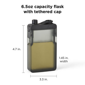 Rabbit Tritan non-metallic body highlights durability and shatterproof reliability for on-the-go use