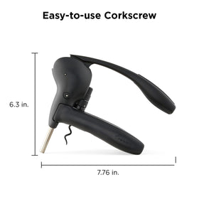 Closeup of Rabbit corkscrew foil cutter blades for clean foil removal