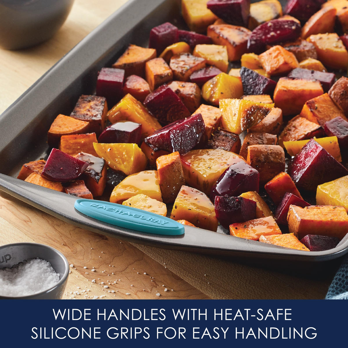 Rachael Ray bakeware versatile baking uses for dinners and cookies