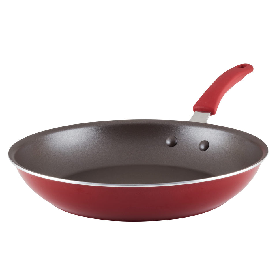 Rachael Ray Cook + Create 12.5-inch nonstick frying pan overview for easy prep and cleanup.