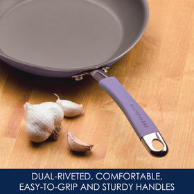 Rachael Ray Cucina 10-inch lavender fry pan for searing