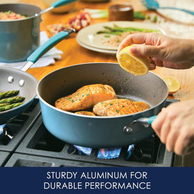 Rachael Ray Cucina 1-quart saucepan with lid for precise simmering