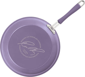 Rachael Ray Cucina hard enamel finish resists chips and keeps color