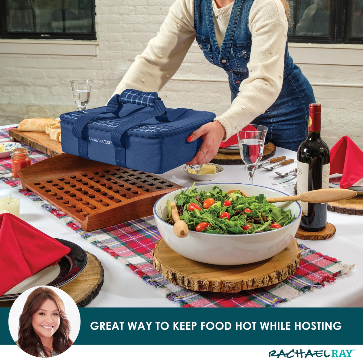 Rachael Ray Lasagna Lugger keeps cold dessert cool during outings.