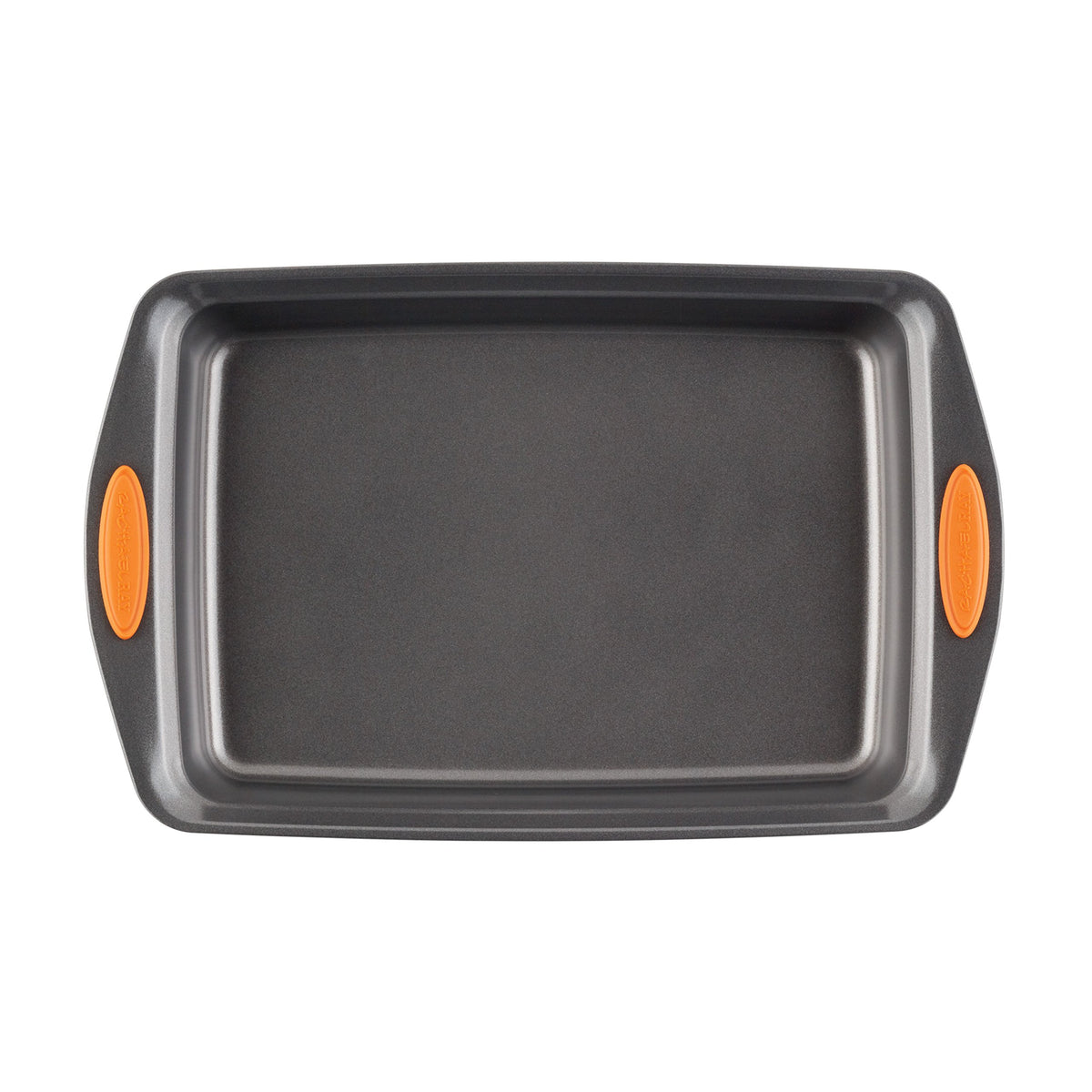Rachael Ray nonstick cake pan releases batter and cakes easily.