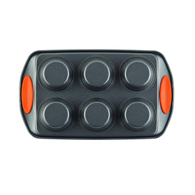 Rachael Ray Yum-o! muffin pan oven-safe up to 500°F expands baking possibilities