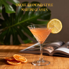 RACOBOT clear coupe glasses ideal for home bars
