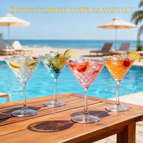 RACOBOT crystal glasses resist cloudiness after washes