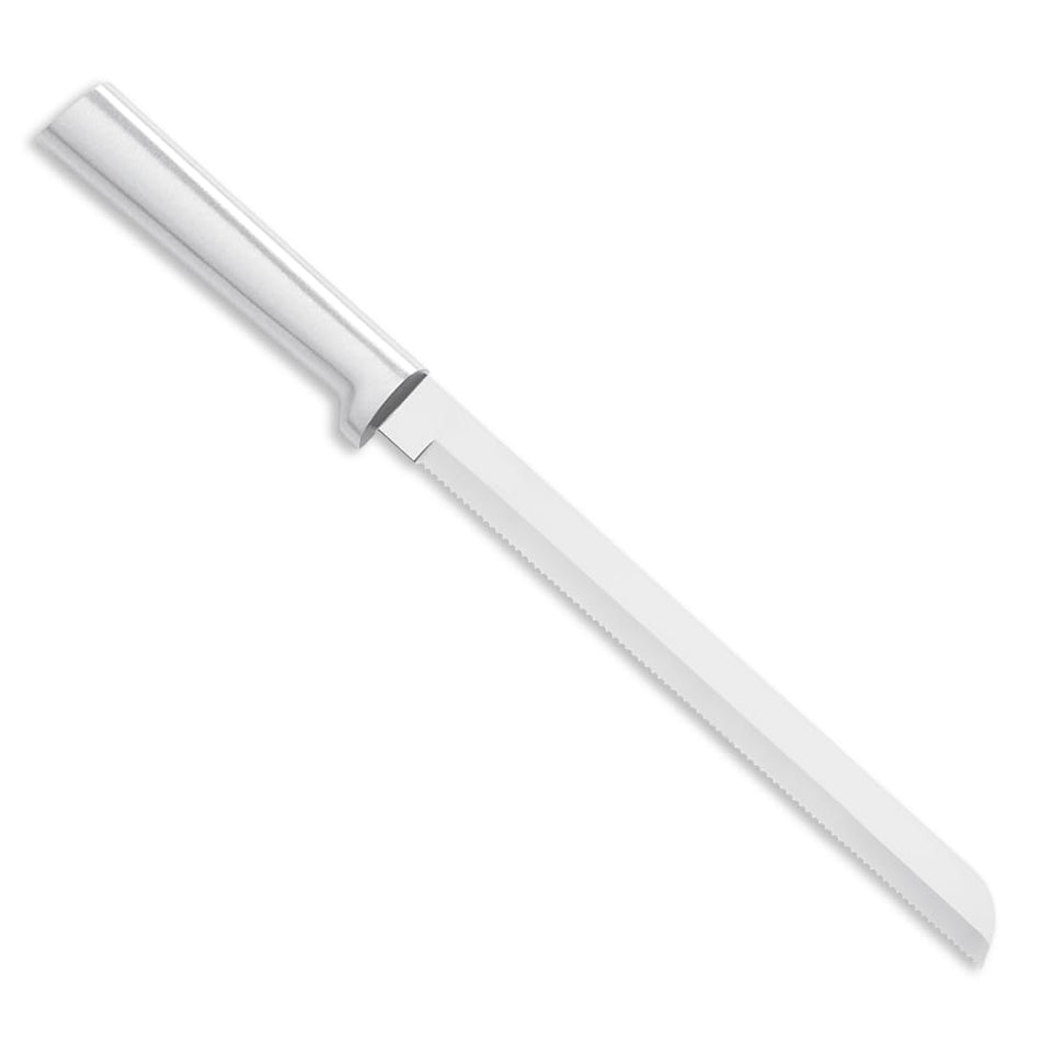 RADA 8-inch bread knife blade close-up for crust-ready slicing