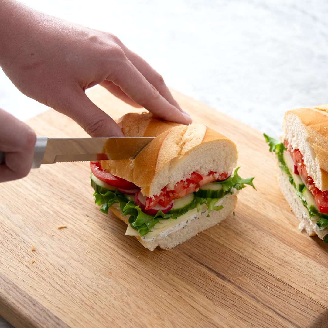 RADA bread knife forked end design for precise control