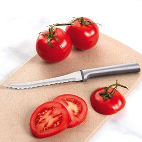 RADA silver aluminum handle with satin finish for comfortable grip