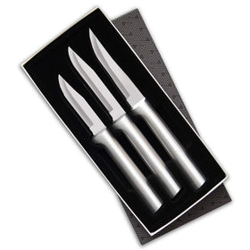RADA paring knife galore 3-piece set close-up of sharp blades for precision prep.