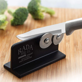 RADA Quick Edge Sharpener nylon-base close-up showing durable housing and stability.