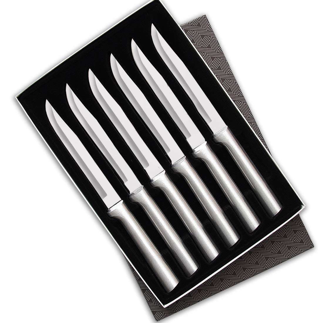 Rada six-piece knife set displayed together for versatile dining and meal prep.