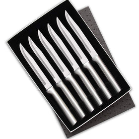 Rada six-piece knife set displayed together for versatile dining and meal prep.
