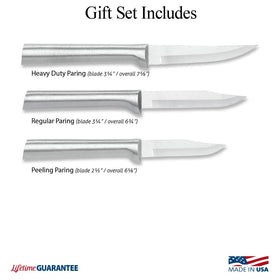RADA stainless steel blades provide durable sharpness for daily kitchen tasks.