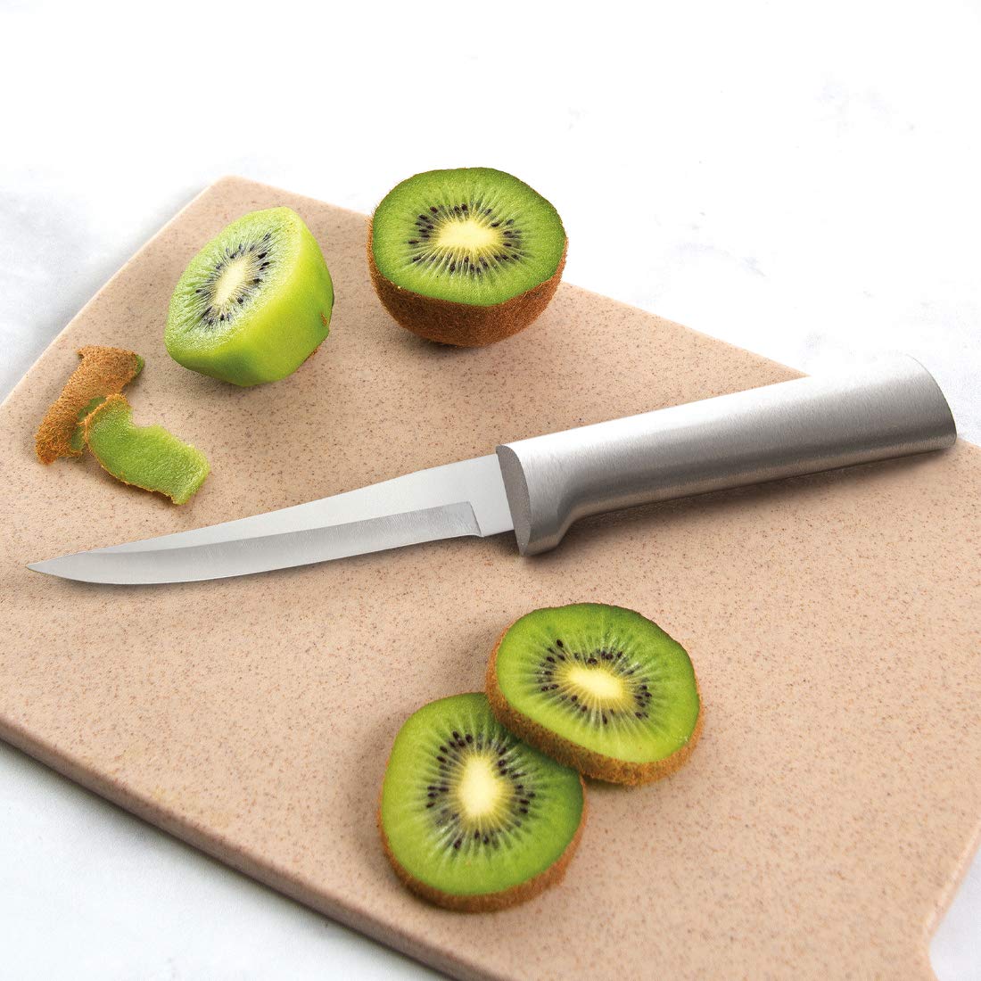 RADA knife aids beet slicing with clean, even cuts