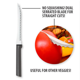Rada Tomato Slicer Knife black handle for durable daily use