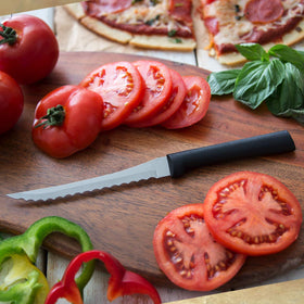 Rada Tomato Slicer Knife dishwasher-safe handle for easy cleanup