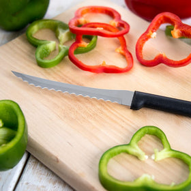 Rada Tomato Slicer Knife creates perfect tomato slices for sandwiches