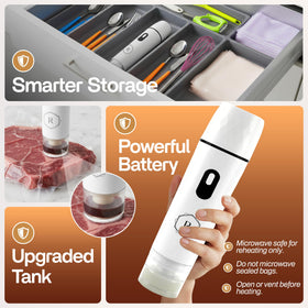 Radiantora freezer storage use for portioned leftovers