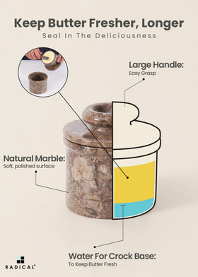 Easy maintenance: wipe with damp cloth to keep marble finish looking new by Radicaln