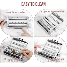 RAF BAR cleaning brush helps remove flour and maintain the attachment