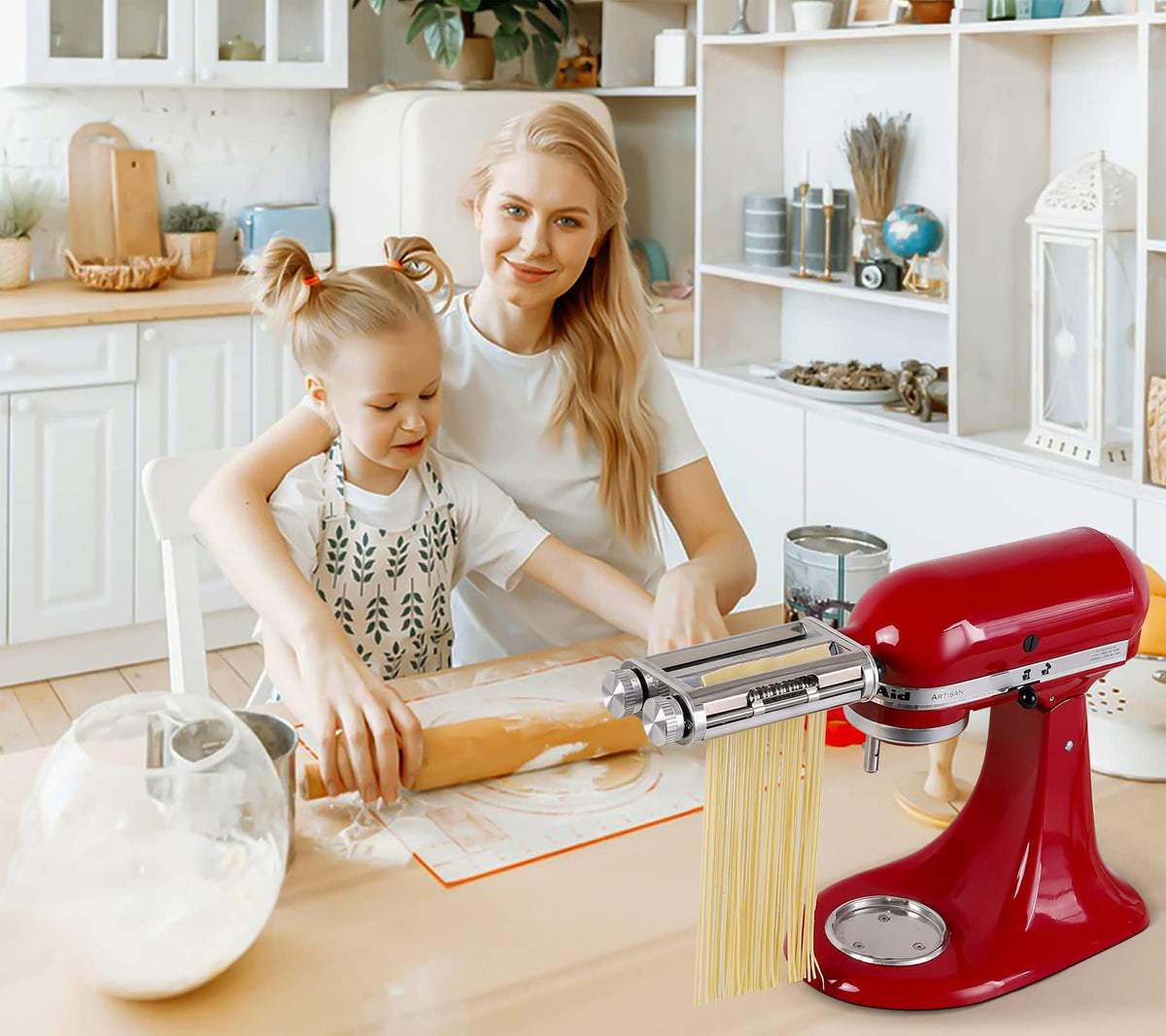 RAF BAR durable metal construction ensures long-lasting pasta making.