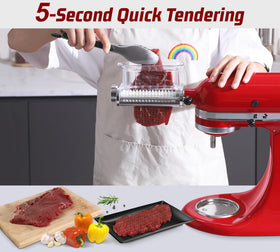 RAF BAR tenderizer with viewing window during processing
