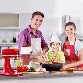 Secure fit with KitchenAid mixers for reliable tenderizing results.
