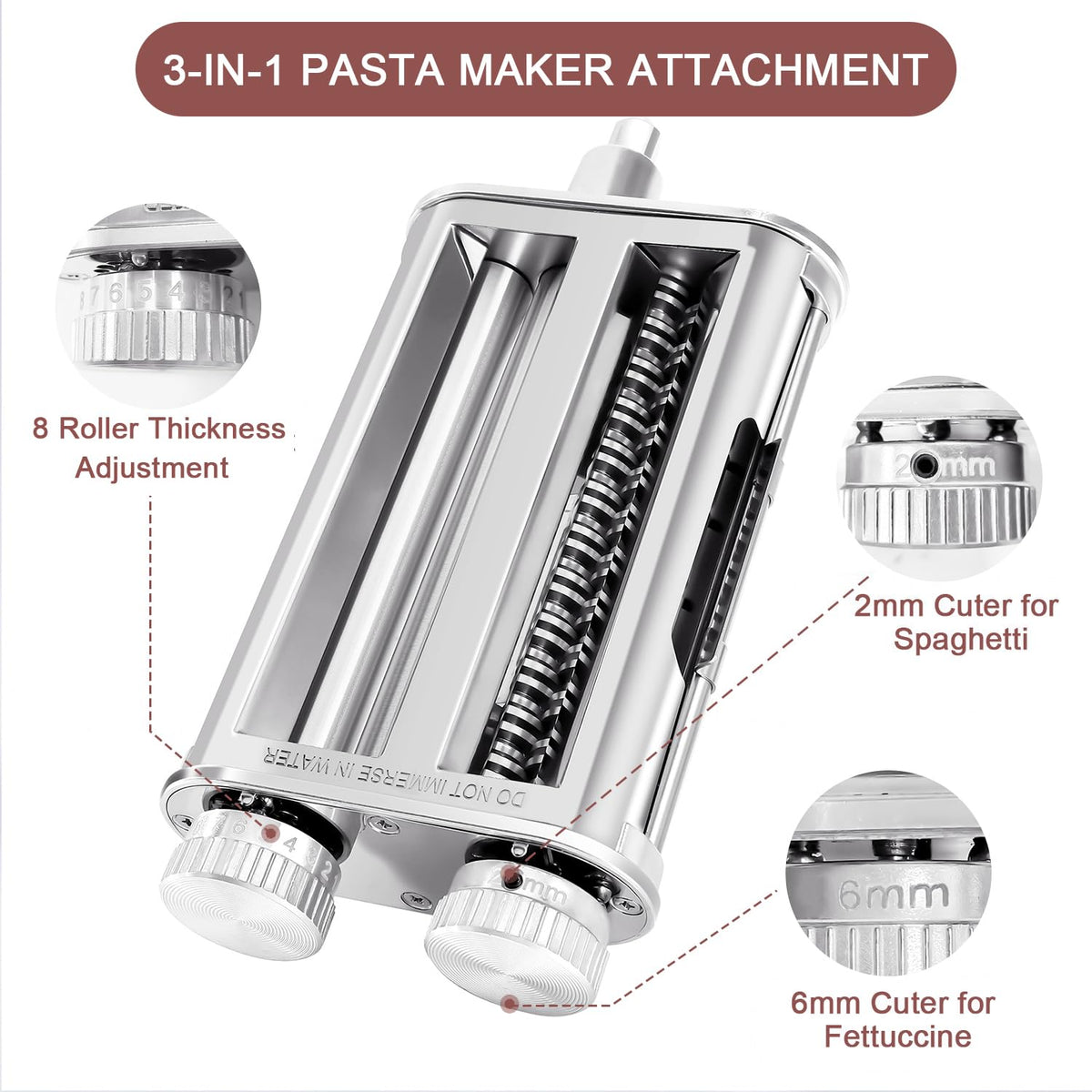 RAF BAR spaghetti cutter blade for quick, classic noodles at home.