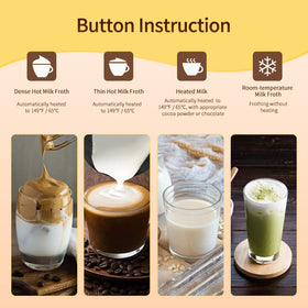 Rafow insulated double-wall milk frother highlighting safety and durability