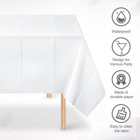 Ragnhild disposable tablecloth enables easy cleanup after gatherings