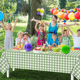 Ragnhild versatile gingham design complements weddings, picnics, and celebrations.