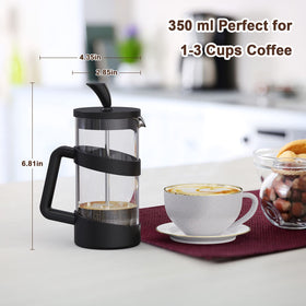 RAINBEAN dishwasher-safe unit simplifies cleanup after brewing.