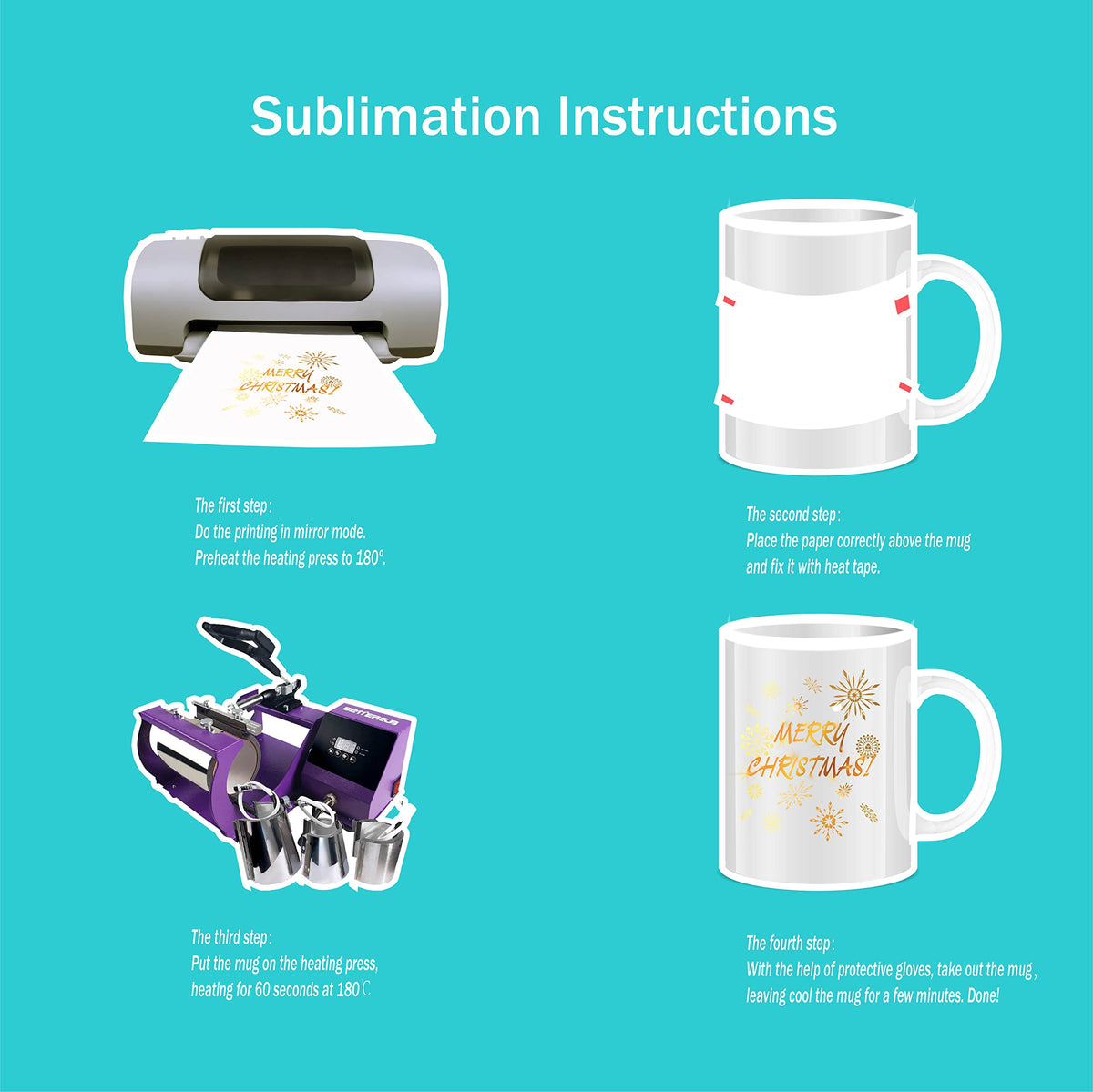 RAINBOWTIE 11oz sublimation mug handle close-up, ergonomic grip for daily use