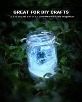 Rainforce jar suitable for candles and DIY crafts on display.