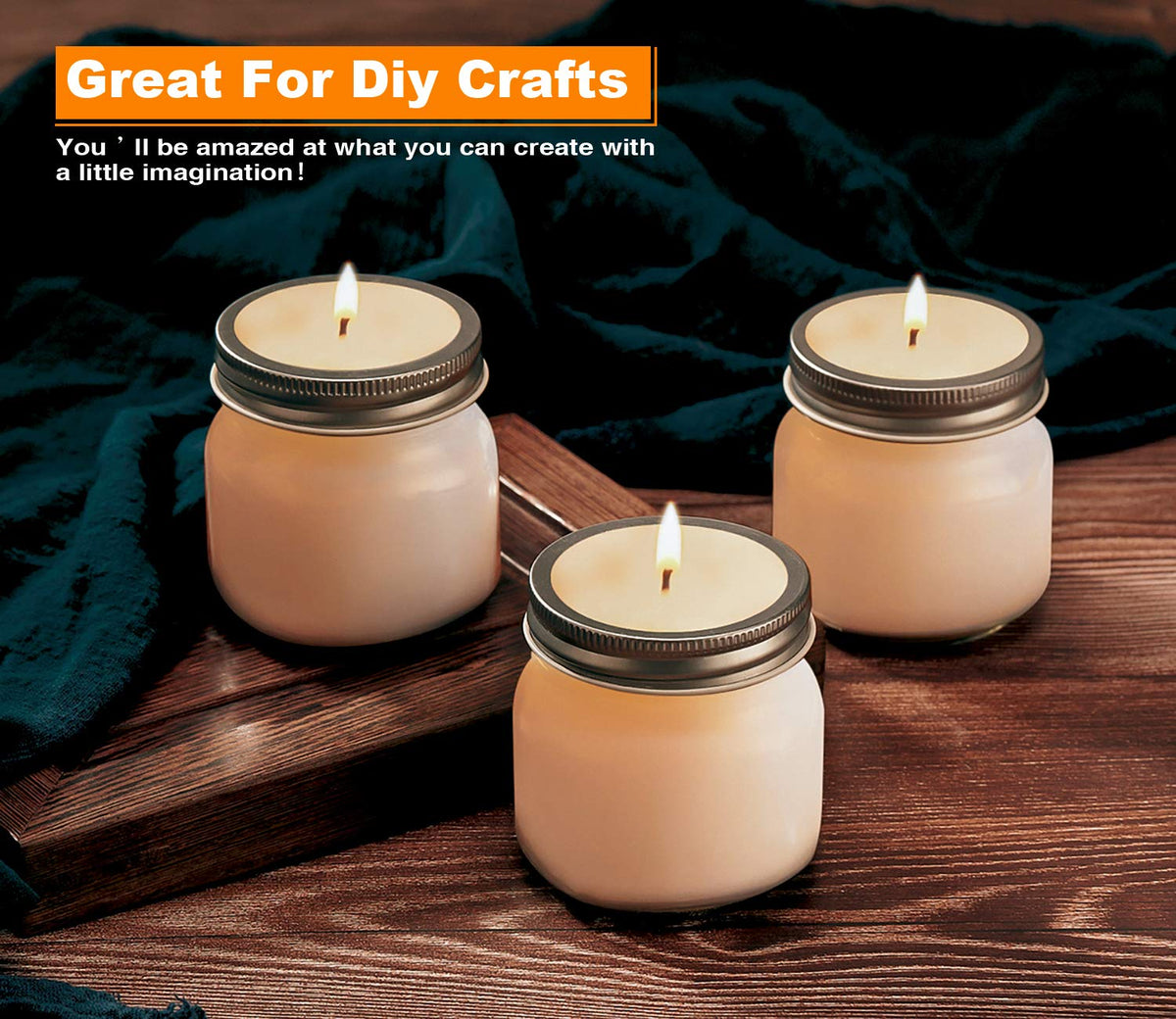 Rainforce mason jar open-mouth design facilitates easy filling and cleaning.